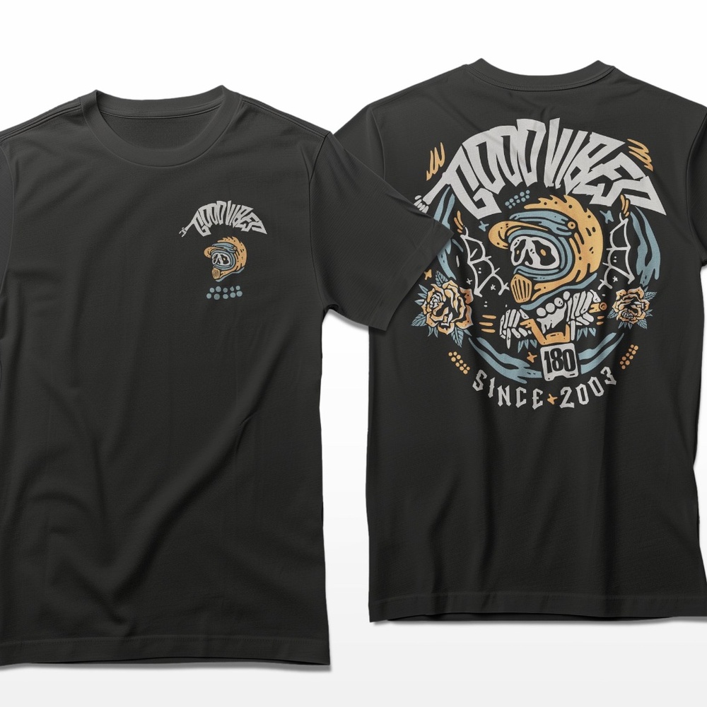 180Decals Good vibes tee
